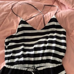 Black and white Gianni Bini romper size Large